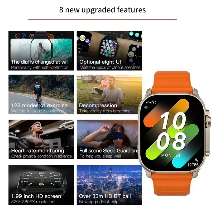 LAXASFIT Smartwatch X10 Ultra